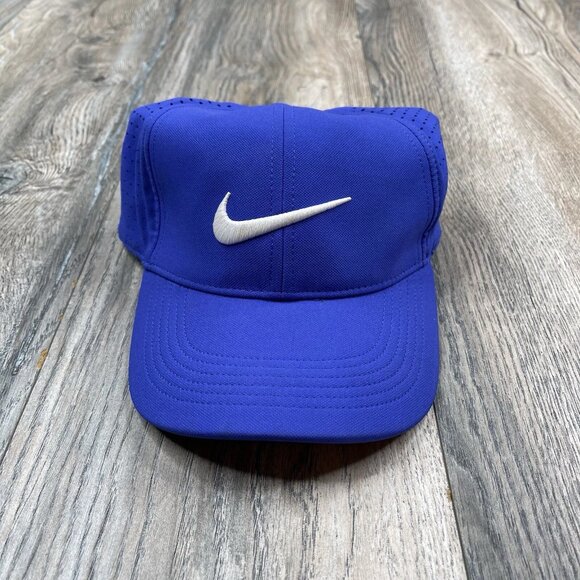 Nike Golf Baseball Hat Cap Adjustable Strap Purple Color White Swoosh - Picture 1 of 12